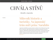 Tablet Screenshot of blog.japonsko.info